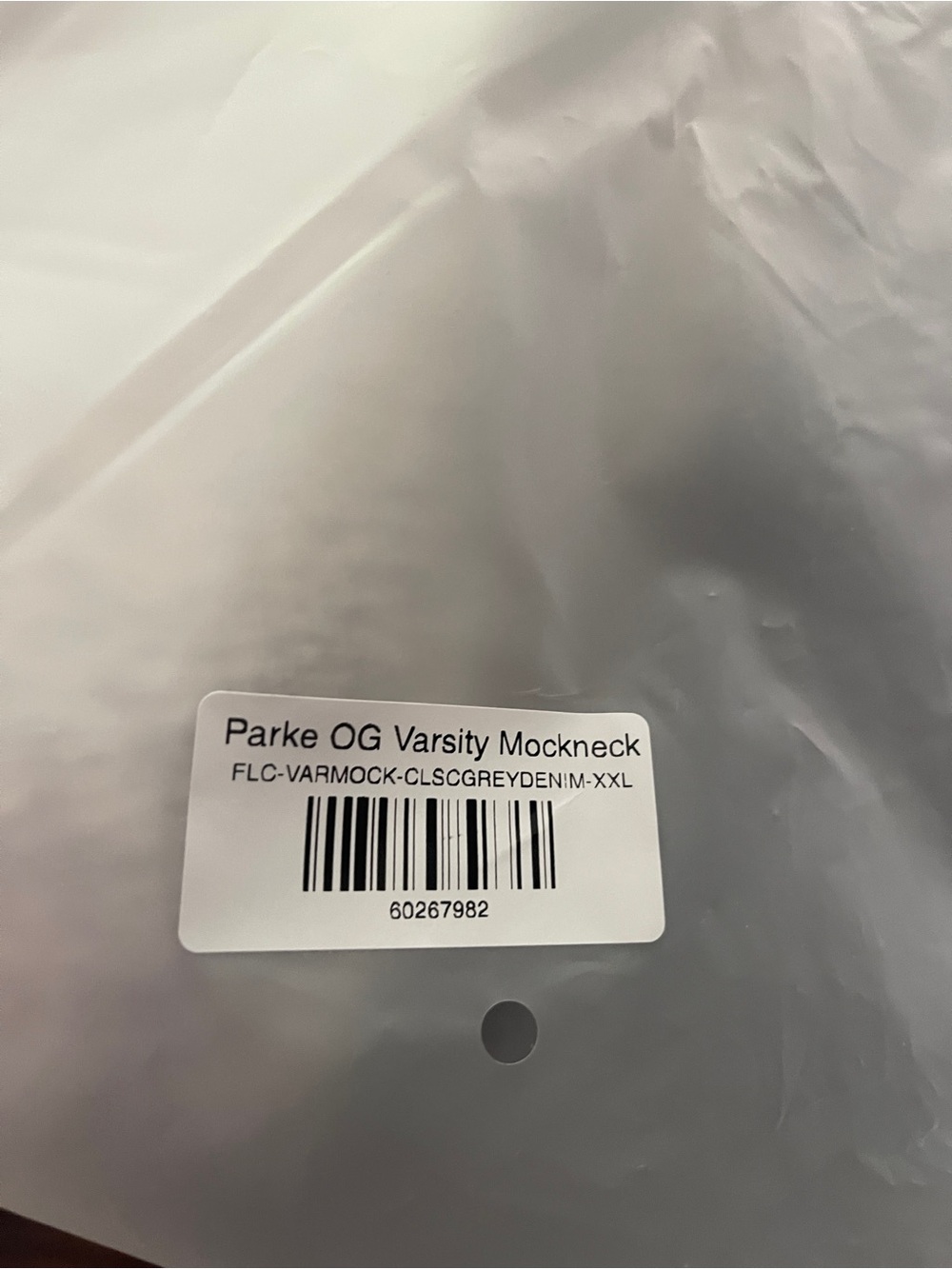 Parke OG Varsity Mockneck NWT XXL - Picture 5 of 6